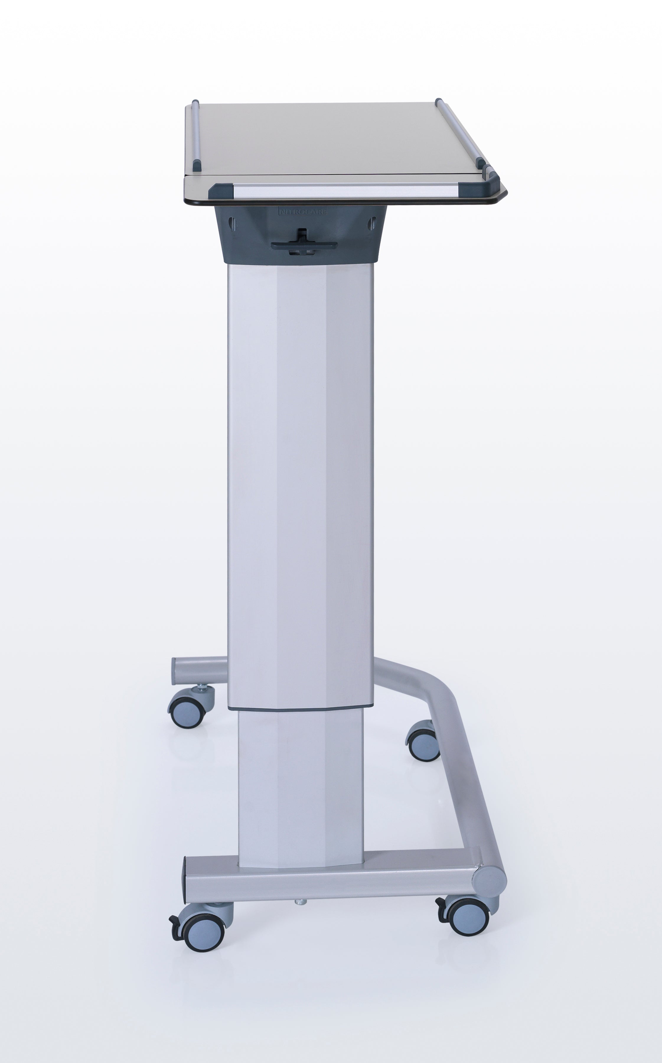 BST 04 Lateral System Over Bed Table (Compact Top Table - Aluminium Leg)