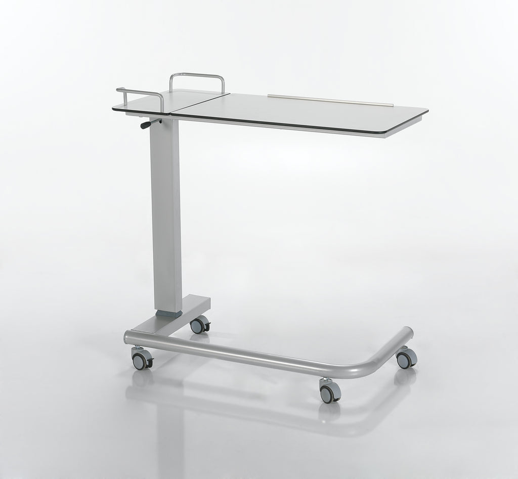 BST 03 Lateral System Over Bed Table (Compact Top Table - Metal Leg)