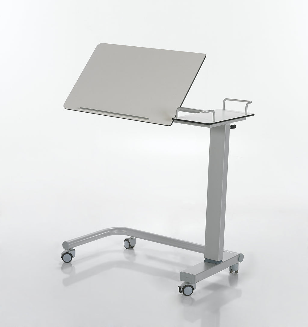 BST 03 Lateral System Over Bed Table (Compact Top Table - Metal Leg)