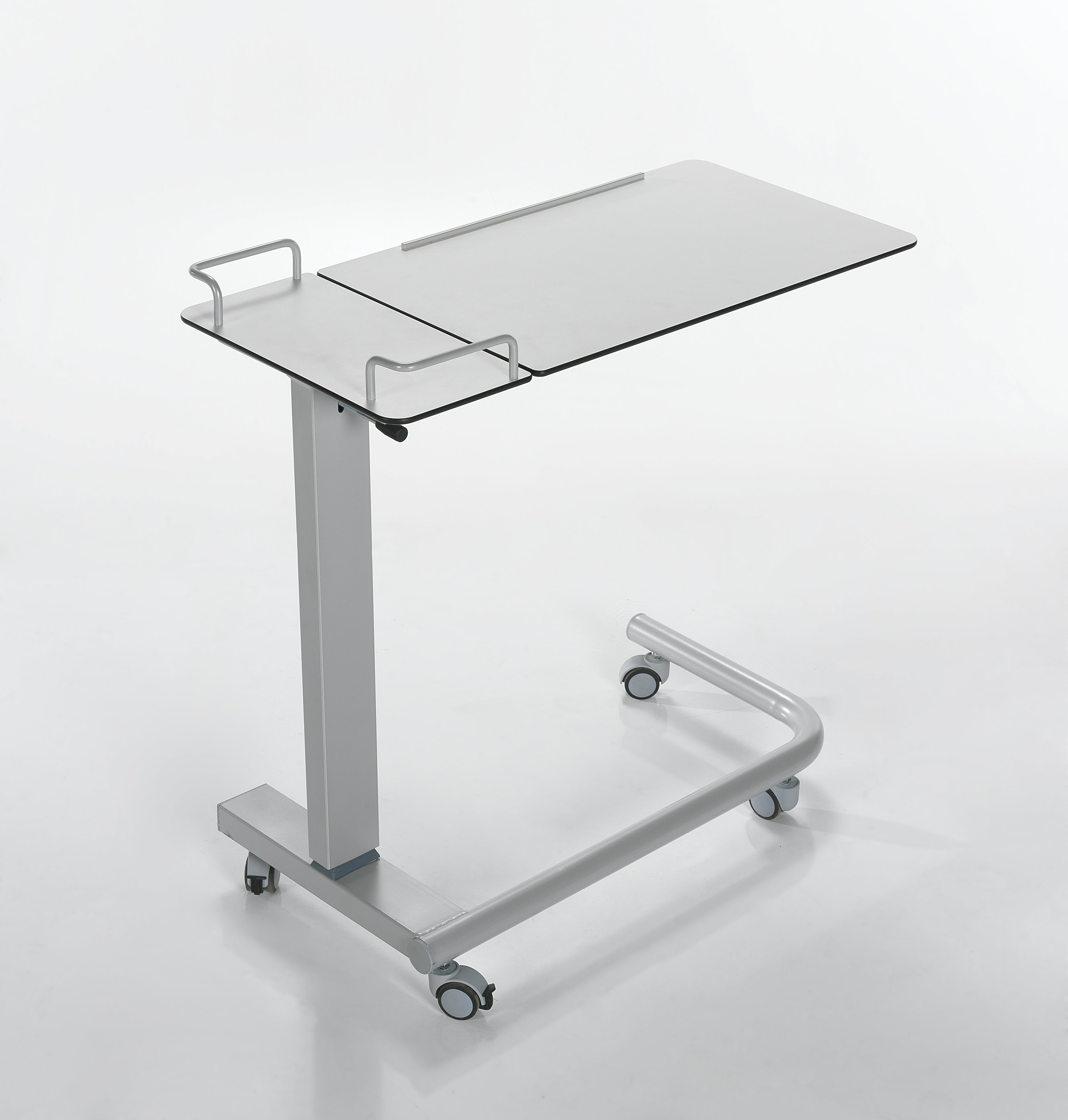 BST 03 Lateral System Over Bed Table (Compact Top Table - Metal Leg)