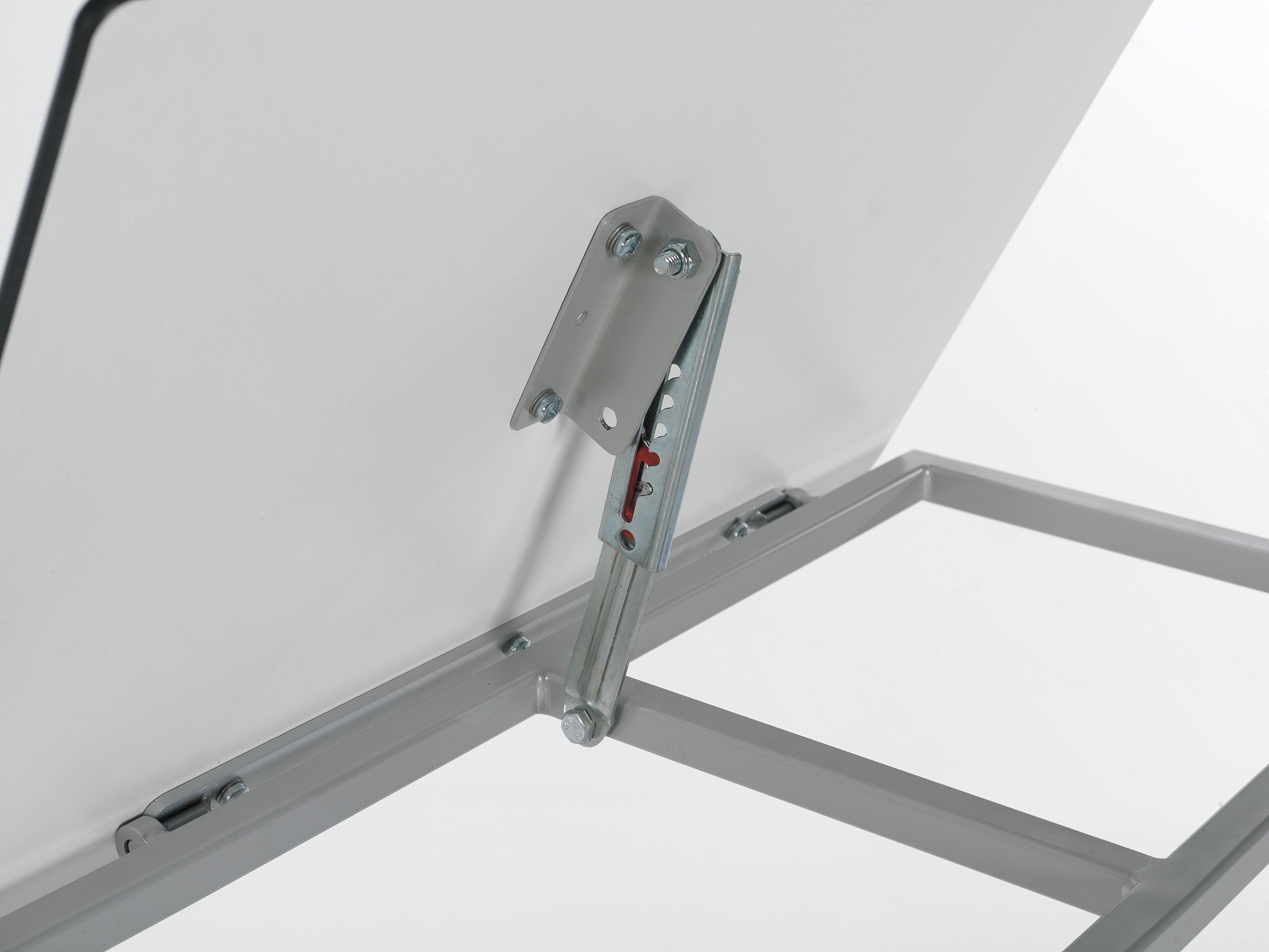 BST 03 Lateral System Over Bed Table (Compact Top Table - Metal Leg)