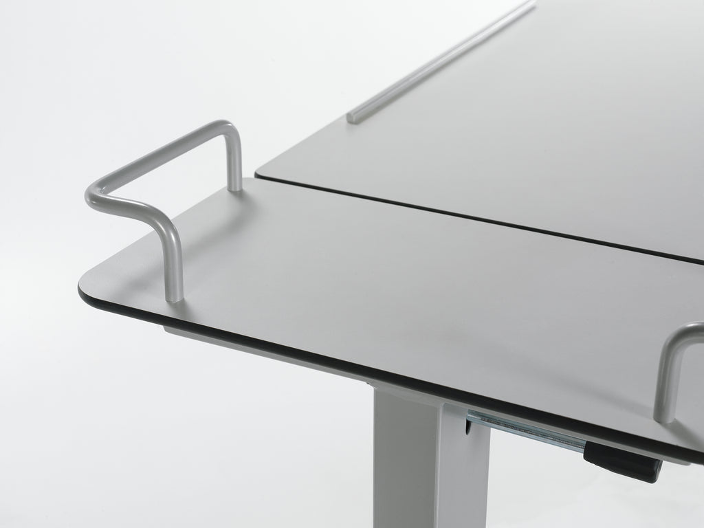 BST 03 Lateral System Over Bed Table (Compact Top Table - Metal Leg)